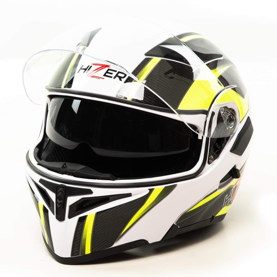 Шлем мото модуляр HIZER J5902 №2 (S) (2 визора)